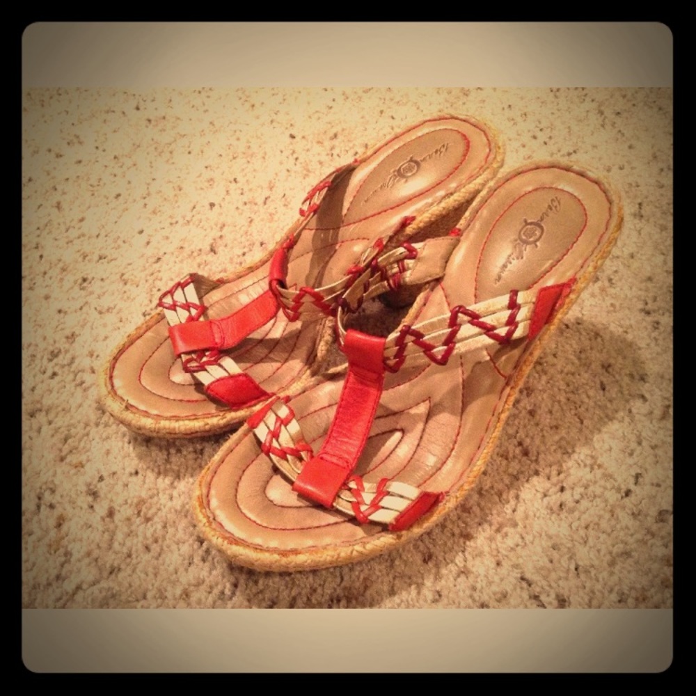 Ladies Born Crown Espadrille Drille Sandal US 7 M